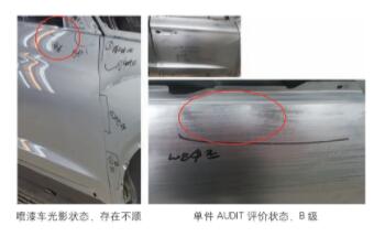 淺談車門(mén)外板水切凹坑面品問(wèn)題解決