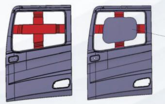 沖壓自動(dòng)線(xiàn)車(chē)門(mén)外板廢料利用工藝分析及應(yīng)用